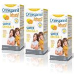 Omegamil Infantil Xarope Laranja/Limão Pack 3 x 100 ml Farmodiética