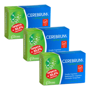 Cerebrum Ginkgo Biloba Pack 3 x 30 + 10 Cápsulas - Natiris