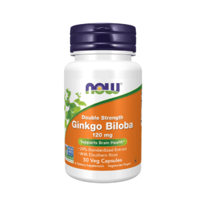 Ginkgo Biloba 120mg 50 Cápsulas Now Foods