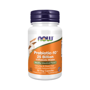 Probiotic-10 25 Billion 50 Cápsulas Now Foods