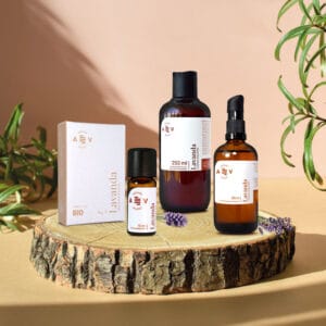 Conjunto Cuidado Corporal Lavanda Aromas do Valado