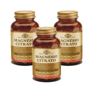 Citrato de Magnésio Pack 3 x 60 Comprimidos Solgar