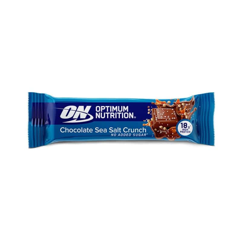 Barra de Proteína Crocante de Chocolate e Sal Marinho
