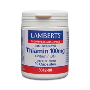 Tiamina (Vitamina B1) 100 Mg 90 Cápsulas Lamberts