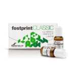 Embalagem do Fostprint Classic com 20 ampolas de 15ml da Soria Natural, suplemento energético para vitalidade e desempenho diário
