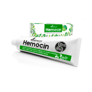 Bisnaga do Hemocín Gel 40ml da Soria Natural, fórmula natural para alívio e cuidado das hemorroidas.