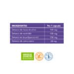 Frasco do Mico Neo HT com 60 cápsulas da NeoVital Health, suplemento com cogumelos medicinais para suporte à saúde cardiovascular.