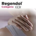 Frasco do RegenDol Colágeno UC-II com 30 comprimidos da Eladiet, suporte avançado para articulações saudáveis.