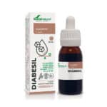 Frasco do Composor 17 Diabesil Complex 50ml da Soria Natural, suplemento natural para apoio ao metabolismo da glicose.
