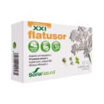 Frasco do 17-C Flatusor com 30 cápsulas da Soria Natural, suplemento natural para alívio de gases e conforto digestivo.