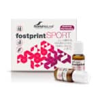 Embalagem do Fostprint Plus 15ml x 20 ampolas da Soria Natural, suplemento energético para maior vitalidade e desempenho físico.