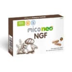 Frasco do Mico Neo HT com 60 cápsulas da NeoVital Health, suplemento com cogumelos medicinais para suporte cardiovascular e equilíbrio da pressão arterial.