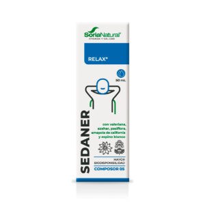 Frasco do Composor 05 Sedaner Complex 50ml da Soria Natural, suplemento natural para relaxamento e melhoria do sono.