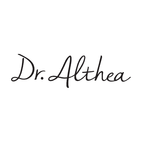 Logo da Dr. Althea, marca de skincare coreano conhecida por fórmulas suaves e ingredientes premium.