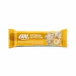 Barra de proteína de 65g sabor Marshmallow Crunch da Optimum Nutrition, snack funcional com textura crocante e alto teor de proteína.