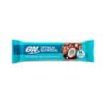 Barra de proteína de 59g sabor Chocolate Sweet Coconut da Optimum Nutrition, snack nutritivo com alto teor proteico.