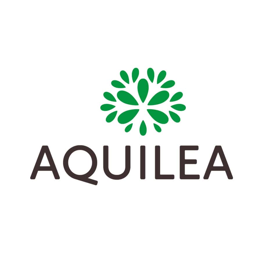 Logo da Aquilea, marca de suplementos naturais para saúde e bem-estar.