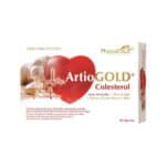 Frasco de ArtioGold 30 comprimidos da Phytogold formulado para o bem-estar articular com glucosamina, condroitina e colagénio.