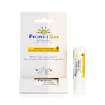 Própolis Sun Stick FPS20 4,8g Health Care Products, protetor labial com própolis e filtro solar para hidratar e proteger os lábios contra o sol e agressões externas.