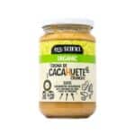 Creme de amendoim crunchy biológico Ecosana em frasco de 350 gramas, com textura crocante e sabor natural.