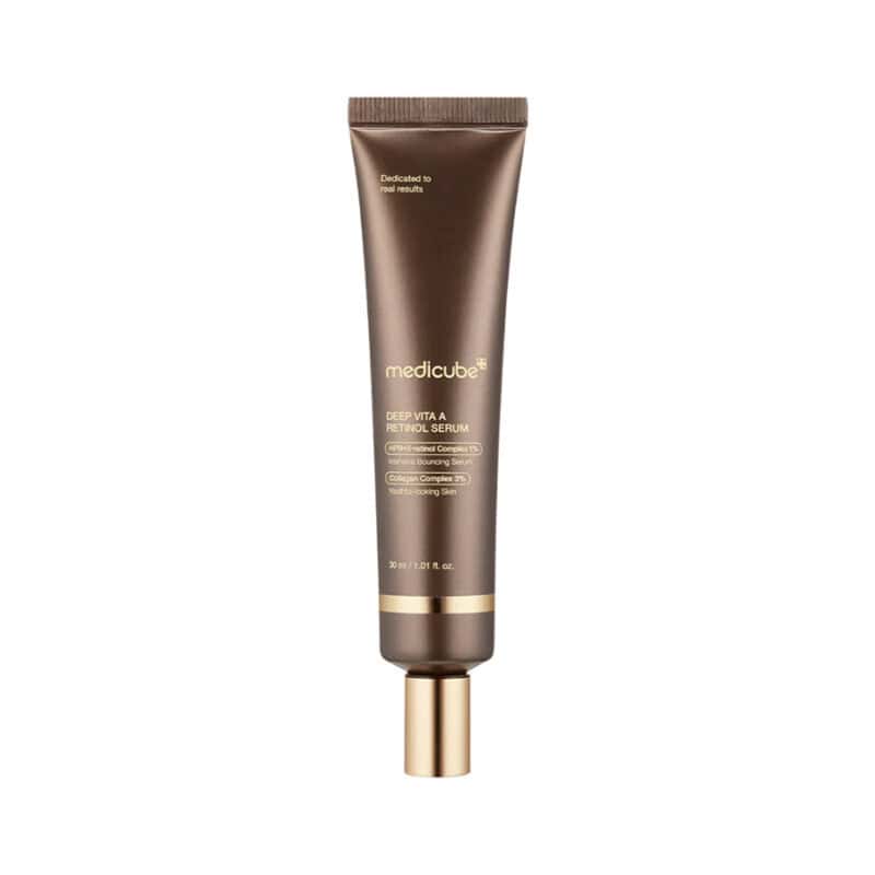 serum facial medicube deep vita a retinol em frasco de 30ml para reduzir rugas e melhorar a textura da pele